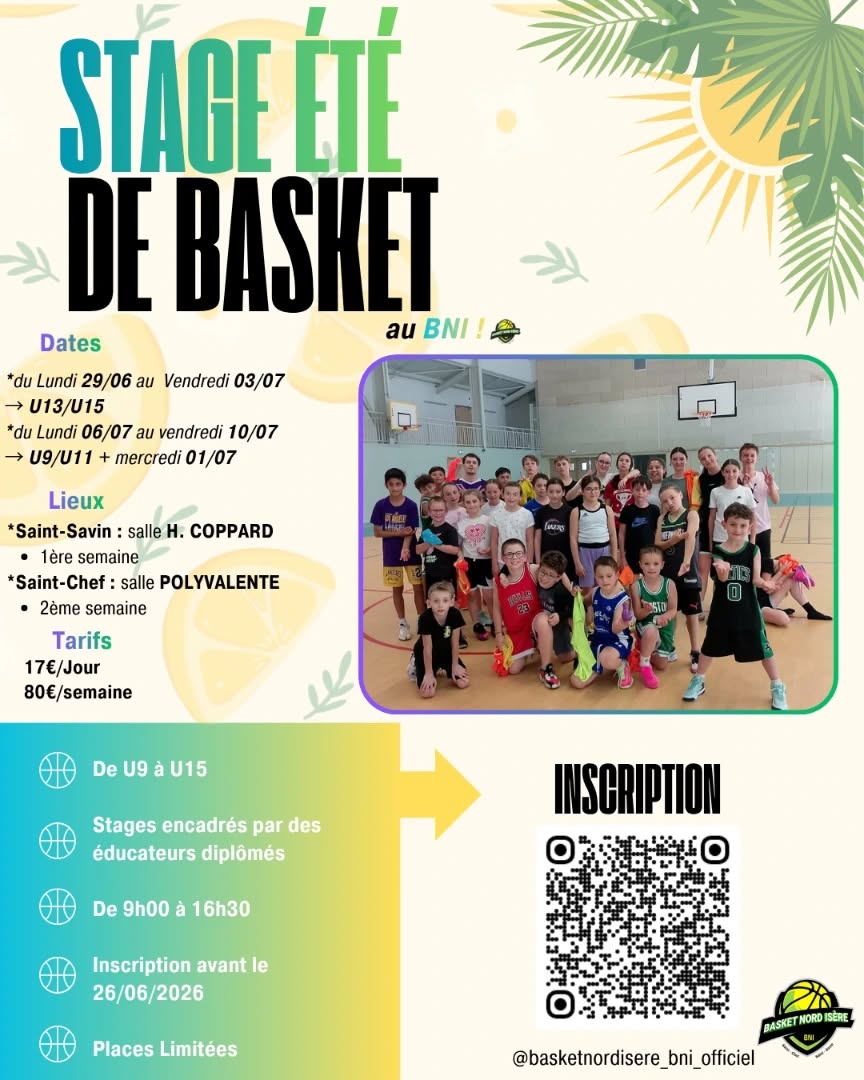 Stage d'été 2026