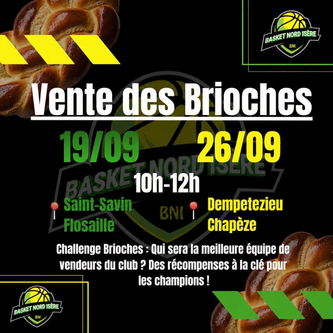 Vente de brioches